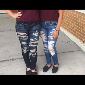 American eagle jeggings size 6